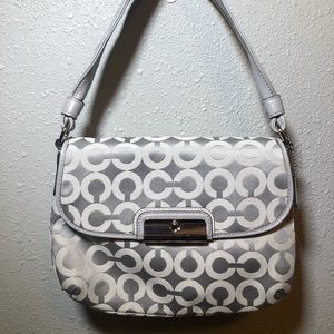 Gray Coach Purse - Like new!